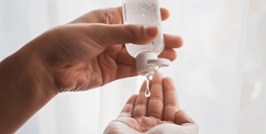 Homemade hand sanitizer